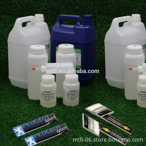 Water-like Liquid Crystal Epoxy Resin Gel Glue for Artificial Folwer